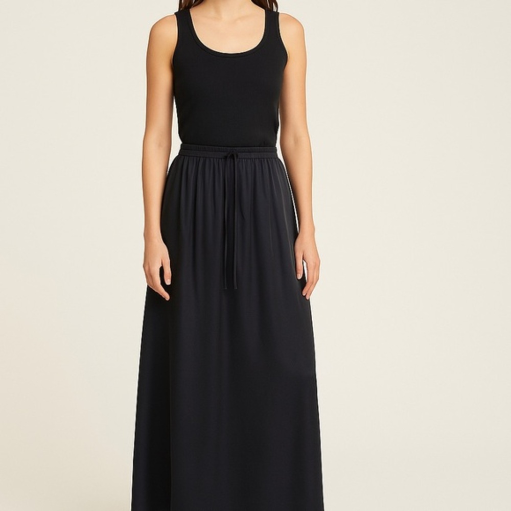 Black Satin Maxi ARKET Skirt EUR 36 Women’s